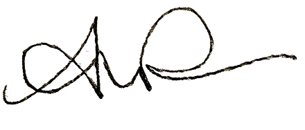 Signature of Allegra Poschmann